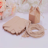 50pcs Xmas Candy Gift Box Bag Pillow Favor Kraft Paper Gift Favour Wedding Party