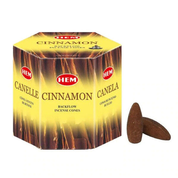 80 Cones Cinnamon Backflow Incense Healing Meditation