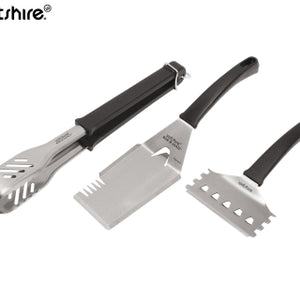 Wiltshire Bar-B Cook 'n Clean Kit - Silver/Black