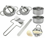 10 Dumpling Maker Stainless Steel Dough Press Pie Ravioli Making Mold Mould Tool