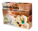 Authentic Gem Excavation Stones Kids Fun Science Kit Mineral Gemstones