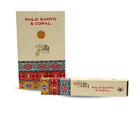 Palo Santo and Copal Native Soul Incense Smudge Sticks - 1 Box
