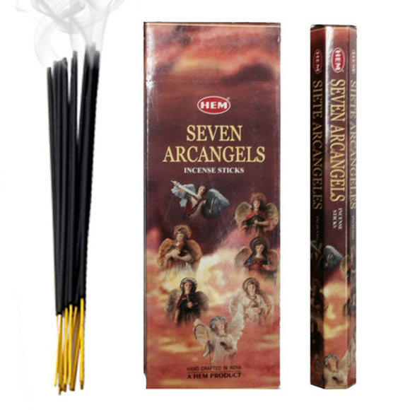 HEM Seven Archangels 120 Incense Sticks Relaxation Fragrance Odours