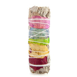 Wild Scents Rose Petals Sage & Herbs Smudge Stick Cleansing Purification 11cm