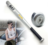 25" 63cm Steel Alloy Silver Baseball Bat Racket Softball Outdoor Sports