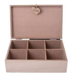 Tree of Life Natural Wooden Tea Box Crystal Jewellery Organiser Storage Gift