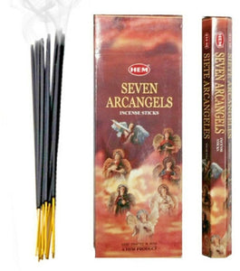 Seven Archangels 120 Incense Sticks HEM BRAND India Relaxation Fragrance Odours