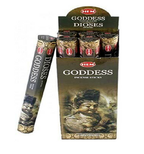 HEM Hexa Goddess Incense Scents Meditation Aroma Fragrance 120 Sticks