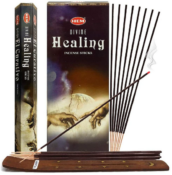 HEM Hexa Divine Healing Incense Scents Meditation Aroma Fragrance 120 Sticks