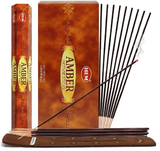 HEM Hexa Amber Incense Scents Meditation Aroma Fragrance 120 Sticks