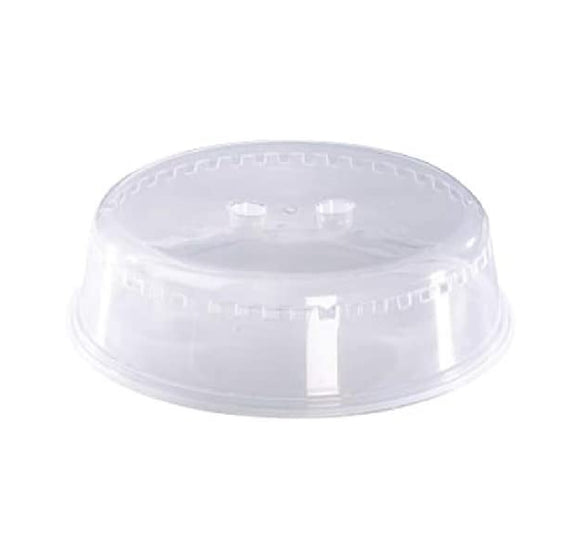 2x Food Safe Plastic Microwave Dome Plate Lid Dish Cover